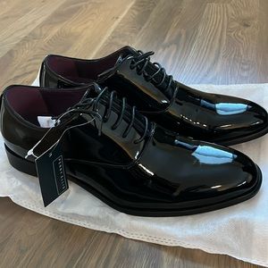 Perry Ellis Patent Tuxedo Shoes